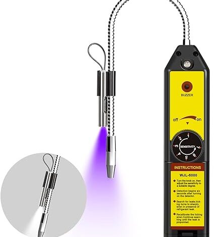 كاشف تسرب غاز التبريد Simbow ، كاشف تسرب الفريون WJL-6000 ، كاشف تسرب الهالوجين لـ R22 ، R410A ، R134A ، مركبات الكربون الكلورية فلورية ، مركبات الكربون الهيدروكلورية فلورية